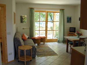 Wohnk�che in der Ferienwohnung Obstgarten